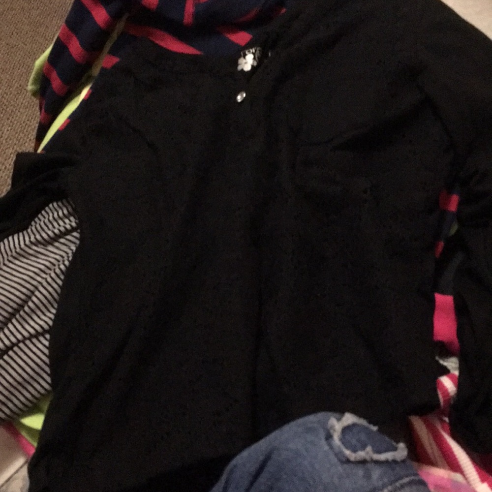 A long sleeve  pocket in front shirt